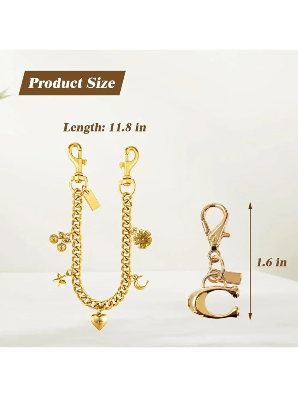 Stylish Bag Charm for Women | Trendy Purse Accessory for Handbags & Backpacks